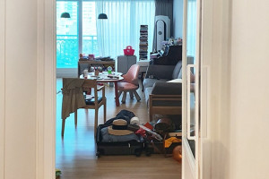 초슬림스윙도어로 완성하는 의정부 모던 아파트 인테리어: 세련된 현관중문의 매력